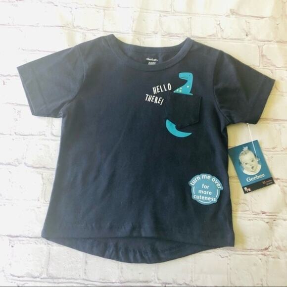 Gerber Baby Dark Blue Graphic Tee - Picture 1 of 8